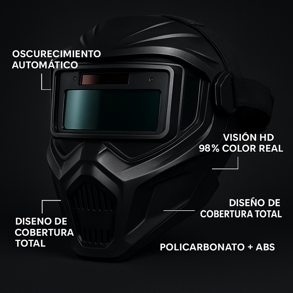 IRONWOLF AutoDark HD | Careta de soldar Profesional