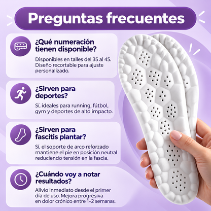 Plantillas Cloud-Comfy 5D™ | Elimina el Dolor Plantar y Camina con Mayor Comodidad